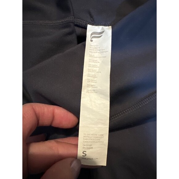 Fabletics Womens Gray High-Waisted Leggings Size S - Picture 2 of 5